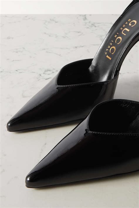 Shop Gucci Priscilla Patent Leather Pumps 